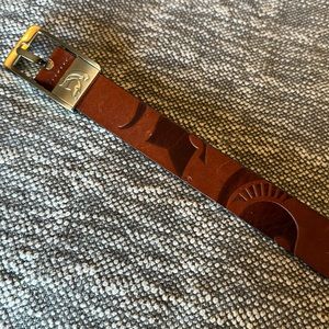Michigan State Leather Belt; Sparty belt